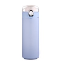 Термос, 400 мл, Simple "Мастер К", сохраняет тепло 8 ч,  20.5х6.3 см, голубой