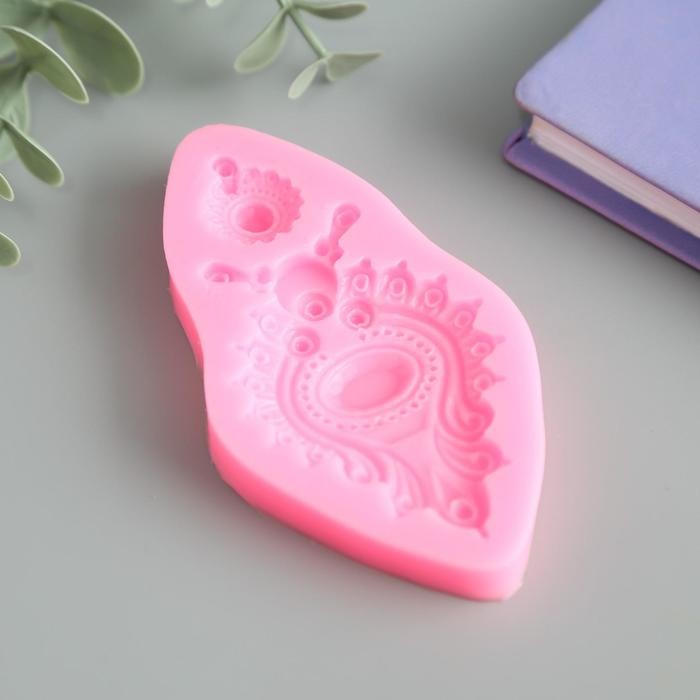 Молд силикон "Украшения" 2 предмета 1х5,2х10 см