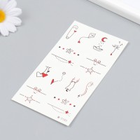 Татуировка на тело цветная "Яркость жизни" 14х7,5 см