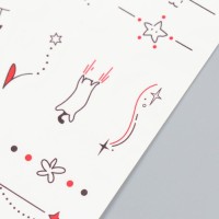 Татуировка на тело цветная "Яркость жизни" 14х7,5 см