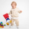 Толстовка детская MINAKU: Basic Line BABY, рост 62-68 см, бежевая