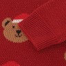 Джемпер вязаный новогодний «Крошка Я. Новогодние медвежата», рост 68-74 см, красный