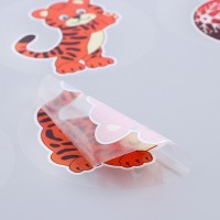 Наклейки на окна новогодние "Снежинки" 9 х 9 см, 12 шт, МИКС