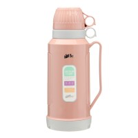 Термос 1.8 л, со стеклянной колбой, сохраняет тепло 12 ч, с кружкой, коричневый