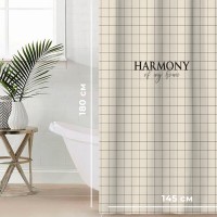 Штора для ванной «Этель» Harmony, 145×180 см, полиэстер