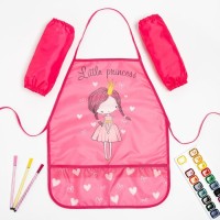 Фартук с нарукавниками детский Этель "Cute girl", 49 х 39 см