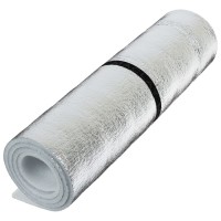 Коврик туристический maclay, с фольгой, 180×50×1 см, белый