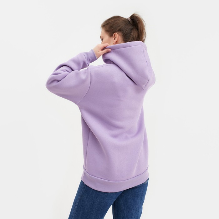 Худи женское MINAKU: Casual Collection цвет лавандовый, р-р 50-52