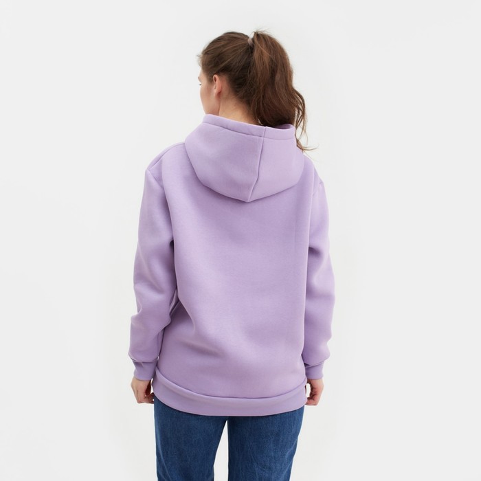 Худи женское MINAKU: Casual Collection цвет лавандовый, р-р 50-52