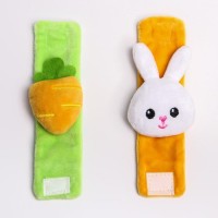 Развивающий браслетик-погремушка для малыша «Зайка», (набор 2шт)