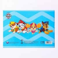 Альбом для рисования на скрепке, А5, 24 листа, Paw Patrol