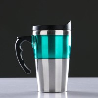 Термокружка TAKE IT EASY, 450 мл, Экстремал «Гизри», нержавеющая сталь, зелёная