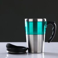 Термокружка TAKE IT EASY, 450 мл, Экстремал «Гизри», нержавеющая сталь, зелёная