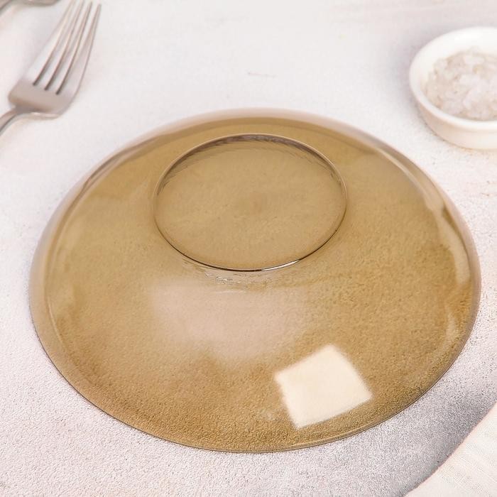 Тарелка глубокая Basilico, 450 мл, d=18 см, цвет коричневый Тарелка глубокая Basilico, 450 мл, d=18 см, цвет коричневый