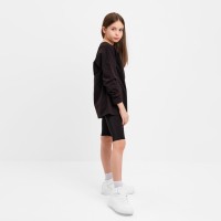 Лонгслив детский MINAKU, чёрный, рост 134 см