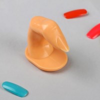 Палец тренировочный для маникюра, цвет бежевый