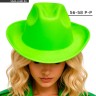 Карнавальная шляпа «Неон», зелёная, р-р. 56-58