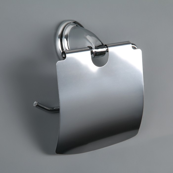 Держатель для туалетной бумаги Stölz «Шарм», с крышкой, хромированный