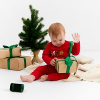 Костюм детский (кофточка, штанишки) «Крошка Я. Зимние друзья», рост 86-92 см