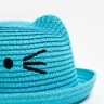 Шляпа для девочки MINAKU "Кошечка", цв. голубой, р-р 50 Шляпа для девочки MINAKU "Кошечка", цв. голубой, р-р 50