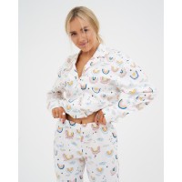 Пижама женская (рубашка, брюки) KAFTAN «Радуга», размер 48-50