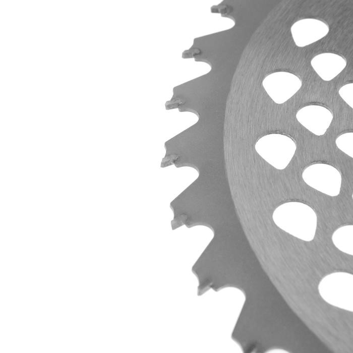 Нож для триммера ТУНДРА, 255×25.4 мм, 36 зубьев