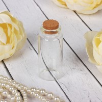 Основа для творчества и декорирования - бутылочка с пробкой, 30 мл