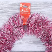 Мишура новогодняя «Зимнее волшебство. Снег», d-10 см, 200 см, МИКС