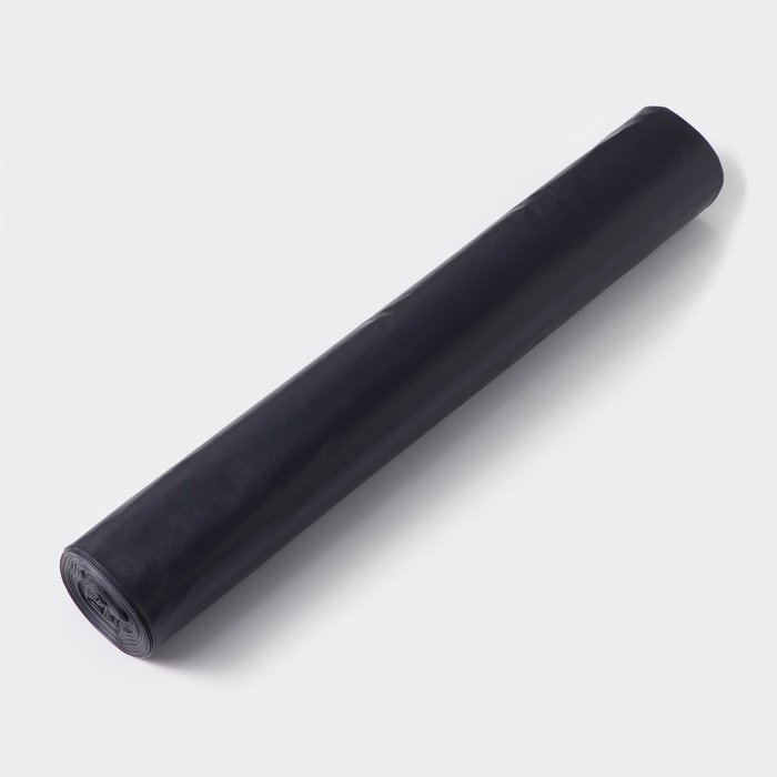 Мешки для мусора Доляна Extra Strong, 160 л, 90×110 см, 80 мкм, ПВД, 10 шт. в рулоне, чёрные