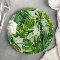 Тарелка десертная Доляна «Монстера», d=20 см