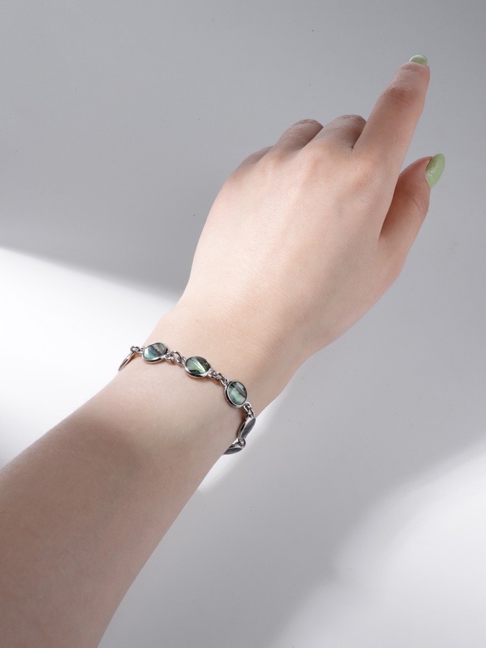 Браслет «Галиотис» кружочки, длина 15 см + доп. цепочка 5 см Браслет «Галиотис» кружочки, длина 15 см + доп. цепочка 5 см