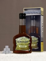 Подарочный набор «Командир», гель для душа коньяк 250 мл и мыло для рук 25 г, HARD LINE