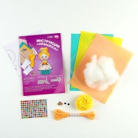 Набор для создания куколки из фетра «Принцесса» с наполнителем