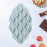 Форма для льда и кондитерских украшений Доляна «Рожок», 14 ячеек, 23×12×1,5 см, цвет МИКС