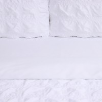 Постельное бельё LoveLife евро Texture: white, 200х217см,230х240см,50х70см-2шт, микрофибра, 110 г/м2