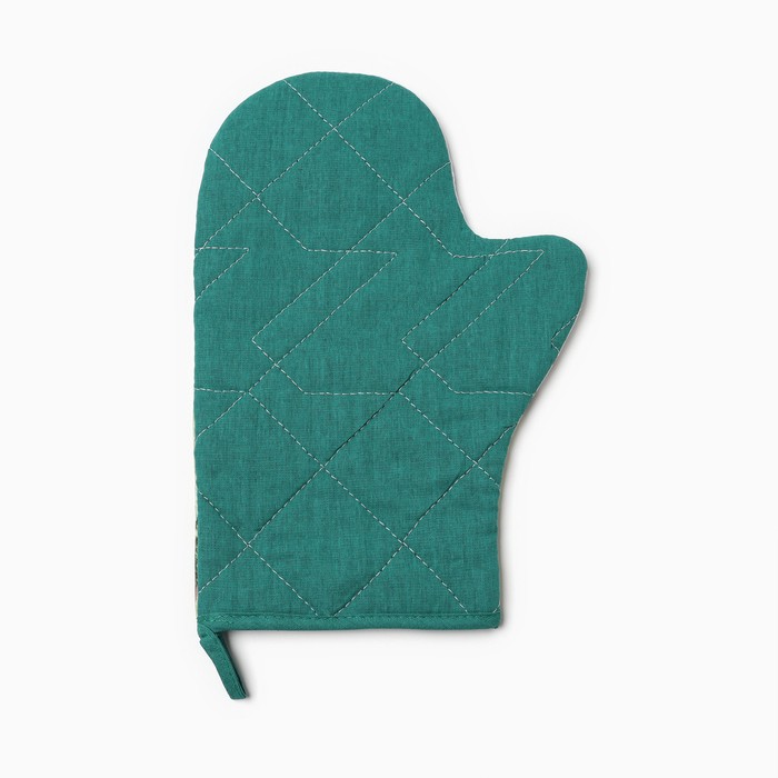 Набор кухонный Доляна "Курочка": варежка 20х28 см, прихватка 17х17 см, 35% хлопок, 65% п/э