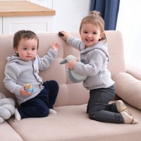 Джемпер вязаный Крошка Я Trendy, рост 80-86 см, серый