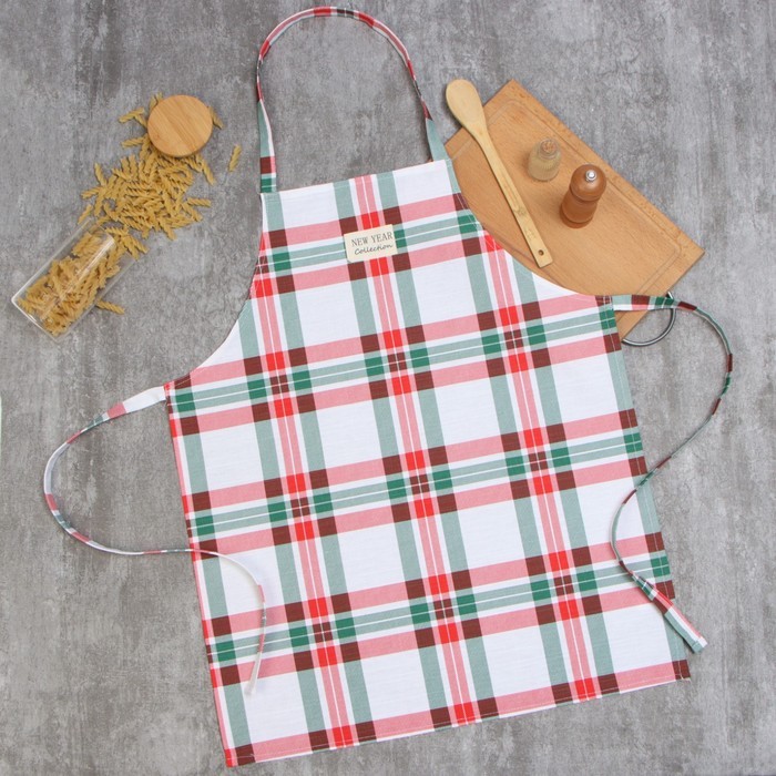 Фартук новогодний "Этель" Нoliday decoration 60х70см, 100%хл, репс 210 г/м2