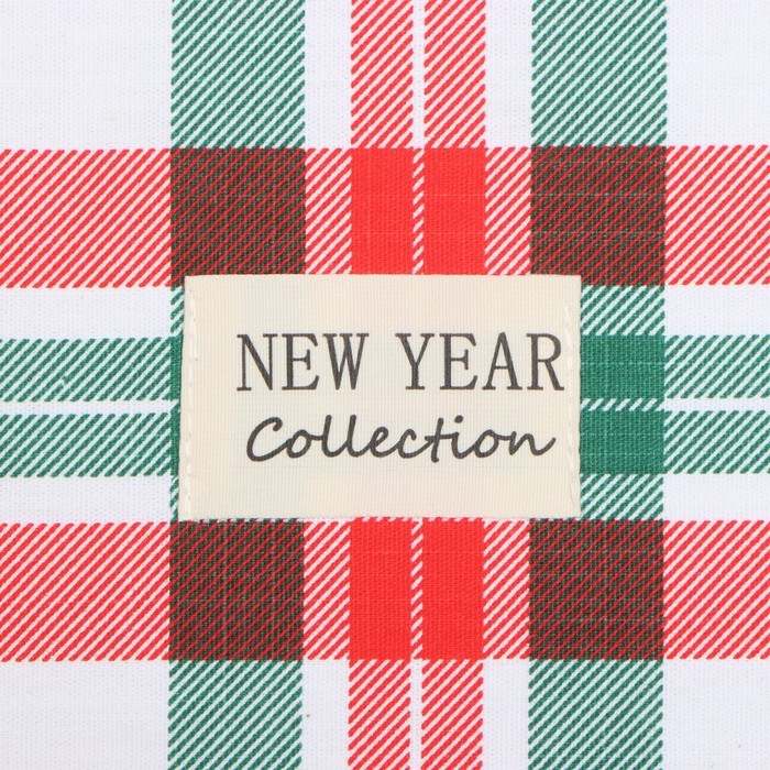 Фартук новогодний "Этель" Нoliday decoration 60х70см, 100%хл, репс 210 г/м2