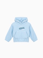 Худи детское «Крошка Я» Exploring, рост 92-98 см, голубое