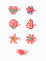 Кольцо «Выбражулька. Гастрономия», форма МИКС, фасовка 100 шт. цветное, безразмерное