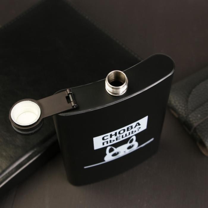 Фляжка "Снова пьешь?", 270 мл Фляжка "Снова пьешь?", 270 мл