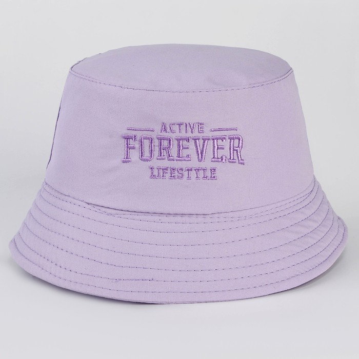 Панама детская для девочки Forever, сиреневая, р-р 54
