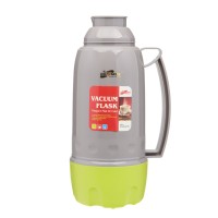 Термос 1.8 л, со стеклянной колбой, сохраняет тепло 12 ч, зелёный