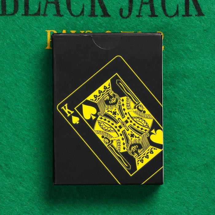 Карты игральные пластиковые, 54 шт, 30 мкр, 6.5 х 9 х 2 см