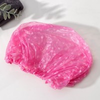 Набор шапочек для душа Доляна, 3 шт., полиэтилен, МИКС