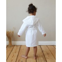 Халат махровый детский Экономь и Я р. 28, цв.белый, 100%хл с AIRO, 320 г/м2