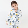 Пижама детская для девочки KAFTAN "Тропики" р. 110-116, белый