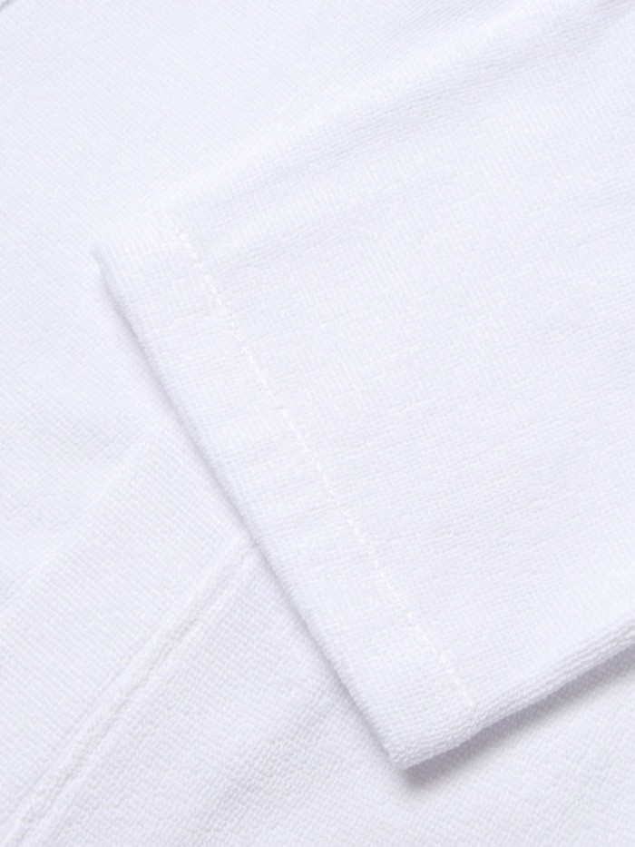 Халат махровый Этель, мужской размер 48-50 цвет белый, 100% хлопок, 320 г/м2