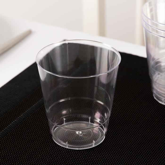 Стакан Доляна «Кристалл», 200 мл, цвет прозрачный